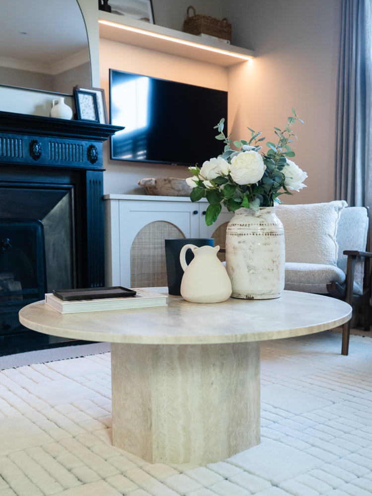 Amelia Place Marble Coffee Table